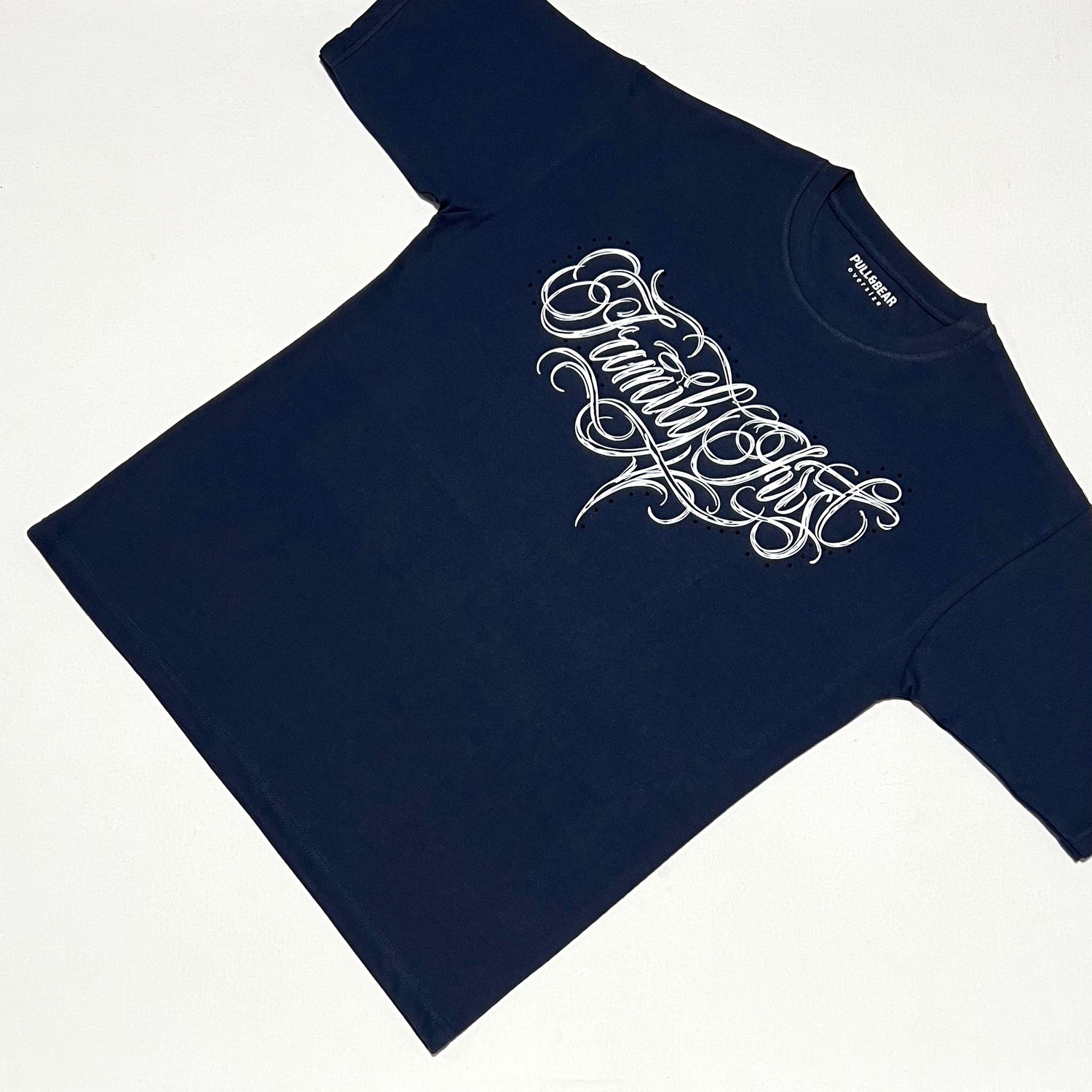 OVERSIZE perlada - family first - azul | M L