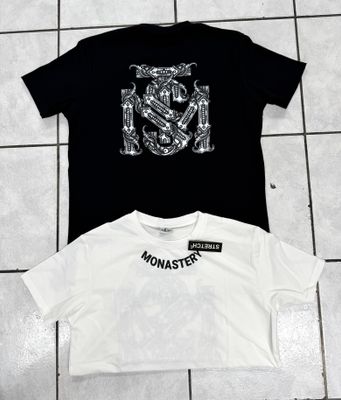 T-Shirt Monastery - blanca - Unitalla S|M