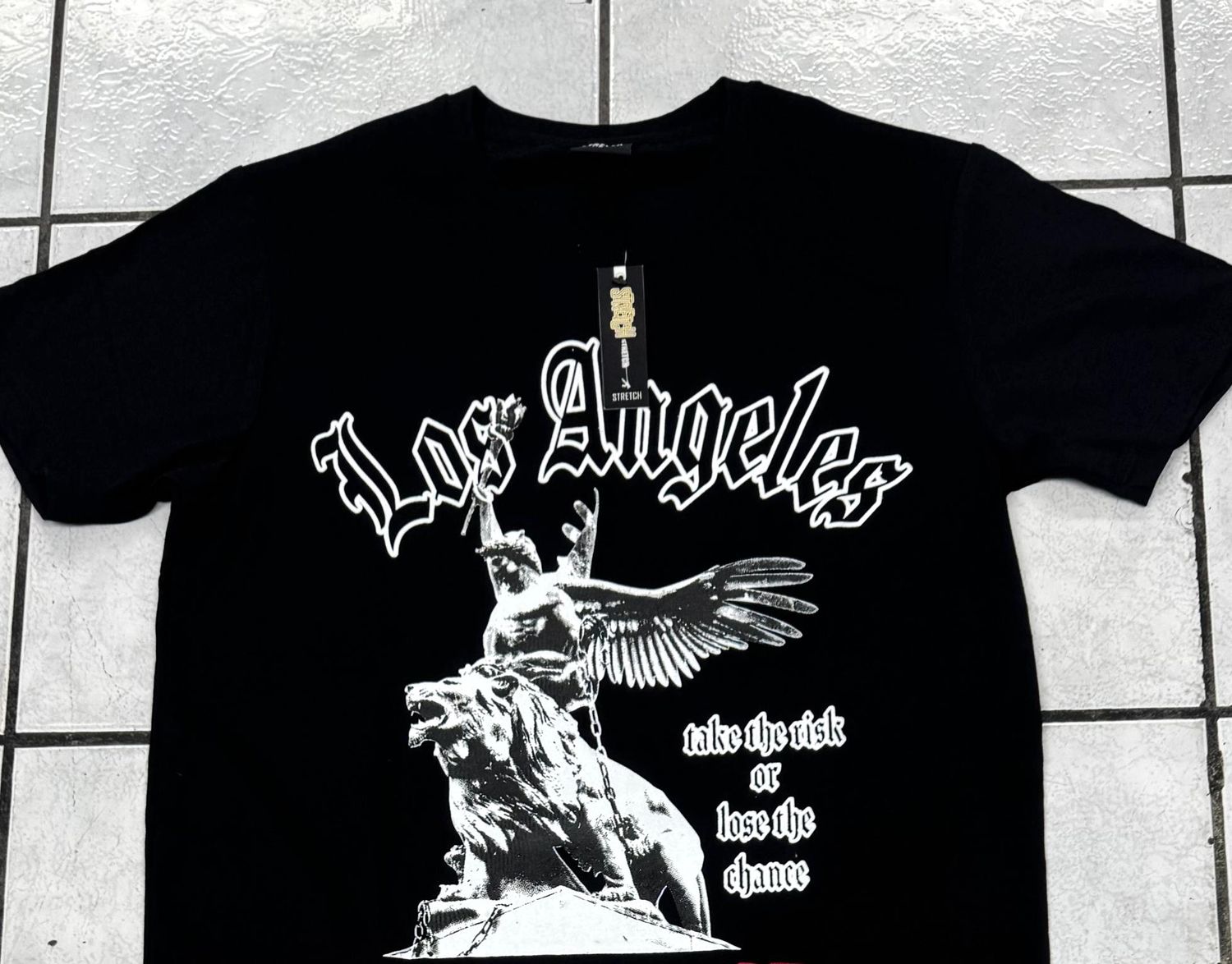 T-Shirt Los Ángeles - negra - Unitalla S|M