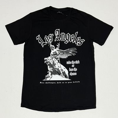 T-Shirt Los Ángeles - negra - Unitalla S|M