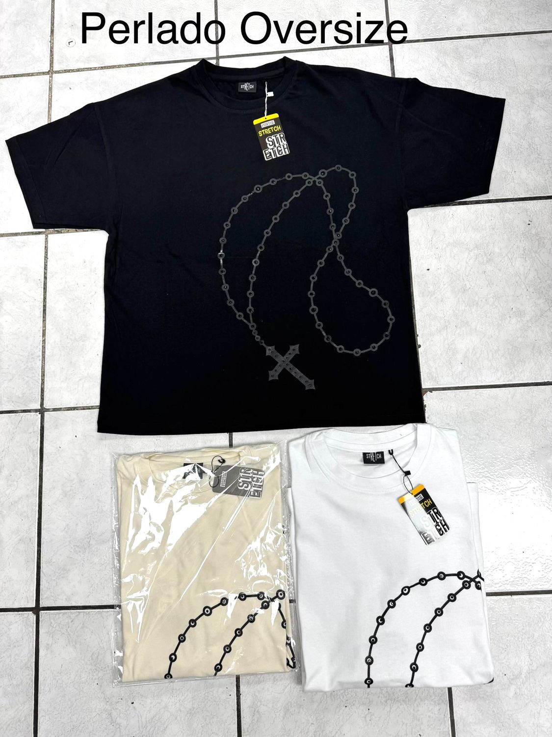 OVERSIZE St Perlada - Rosario - blanca | M L