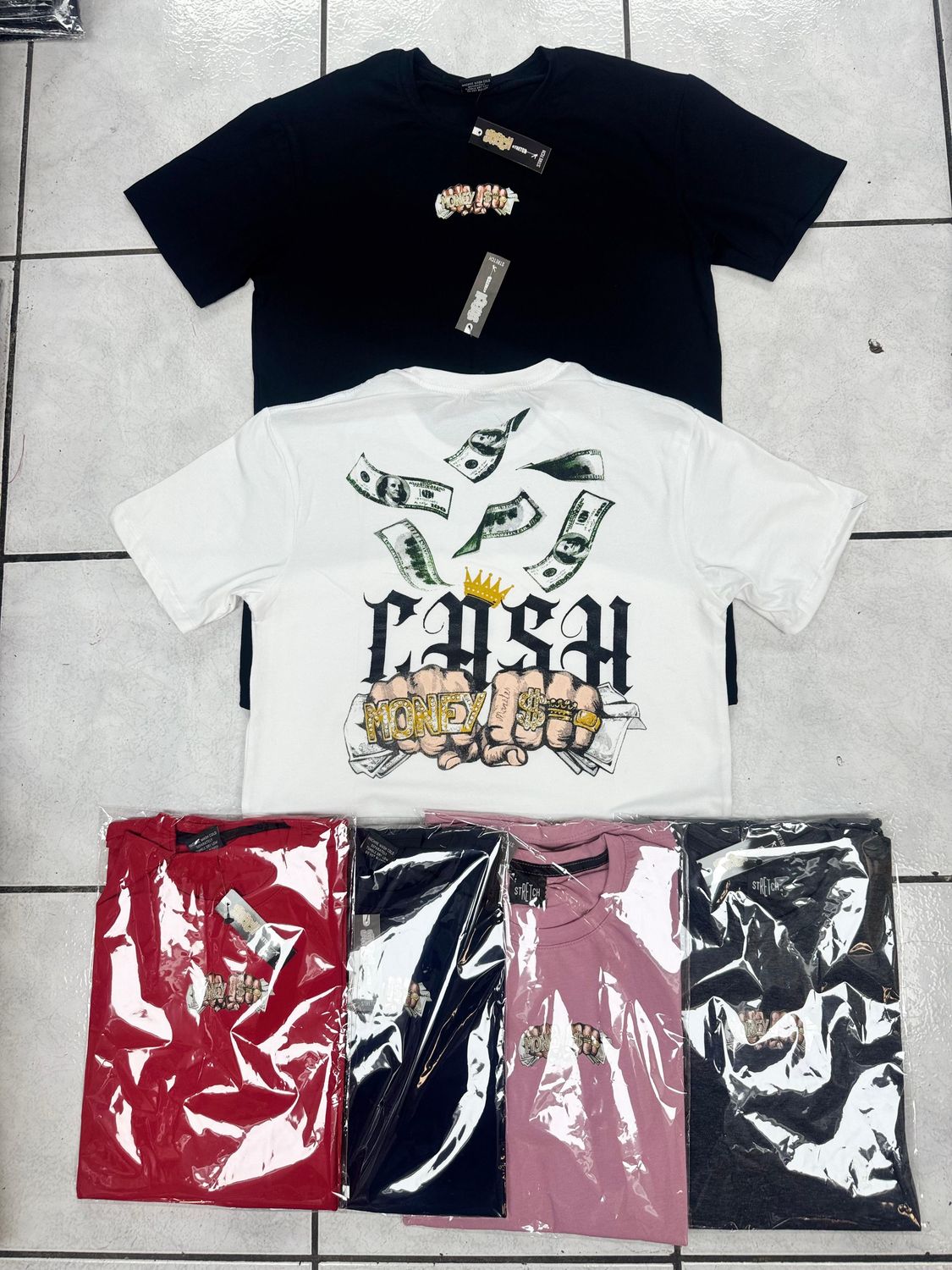 T-Shirt cash - negra - Unitalla S|M