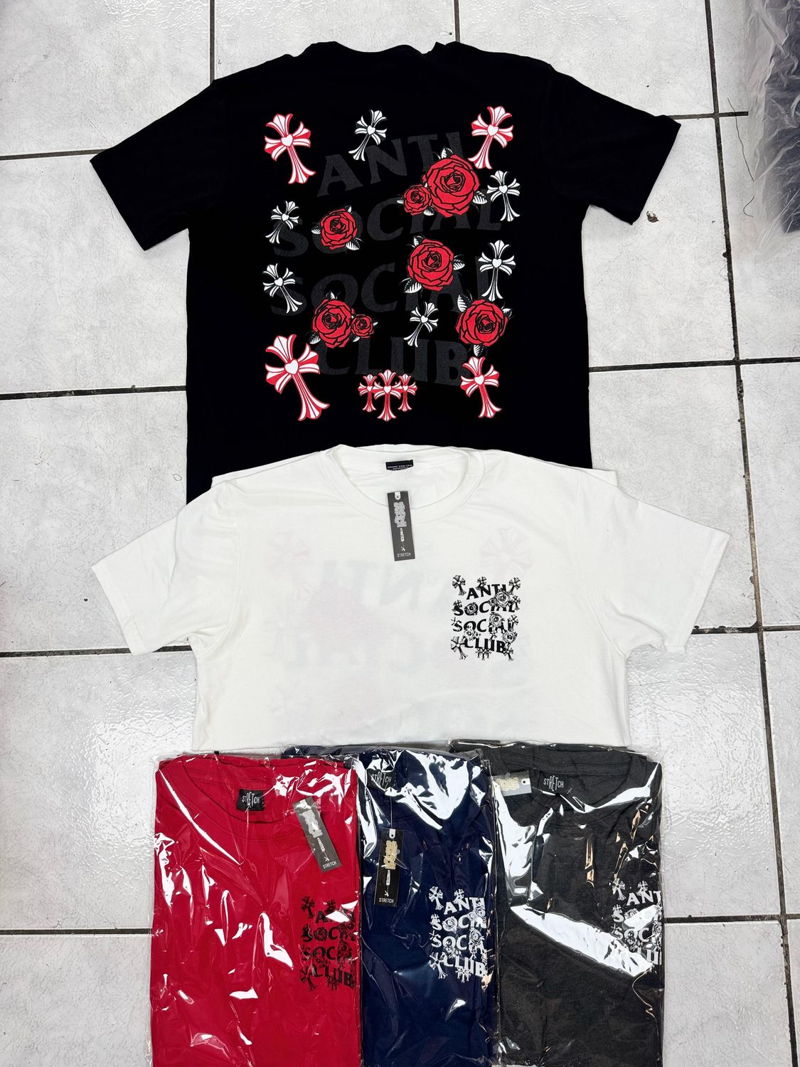 T-Shirt anti social sc - blanca - Unitalla S|M