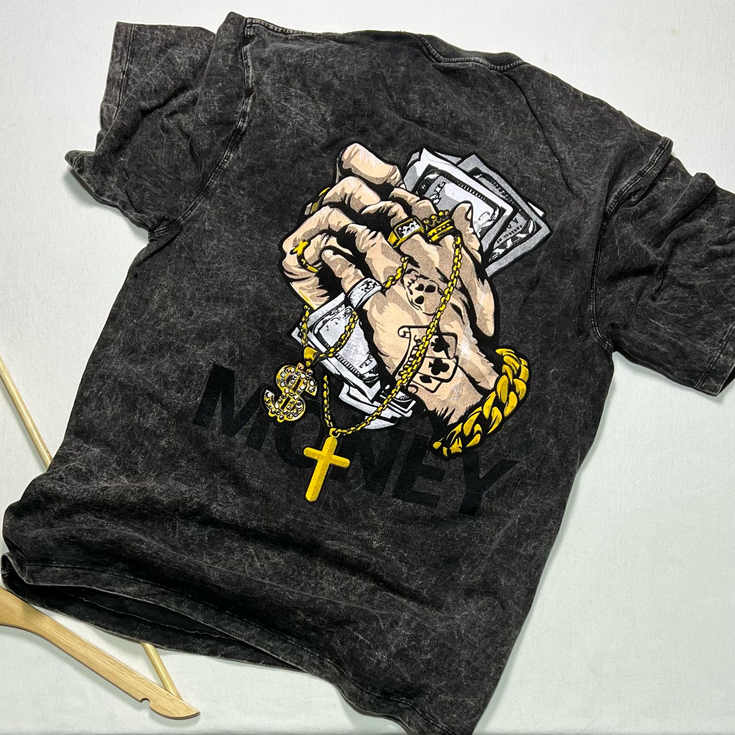 OVERSIZE Nevada - Money - Acid Wash | M L