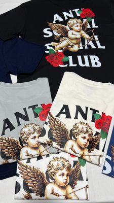 OVERSIZE - Anti Social S C cupido y rosas - crema | M L