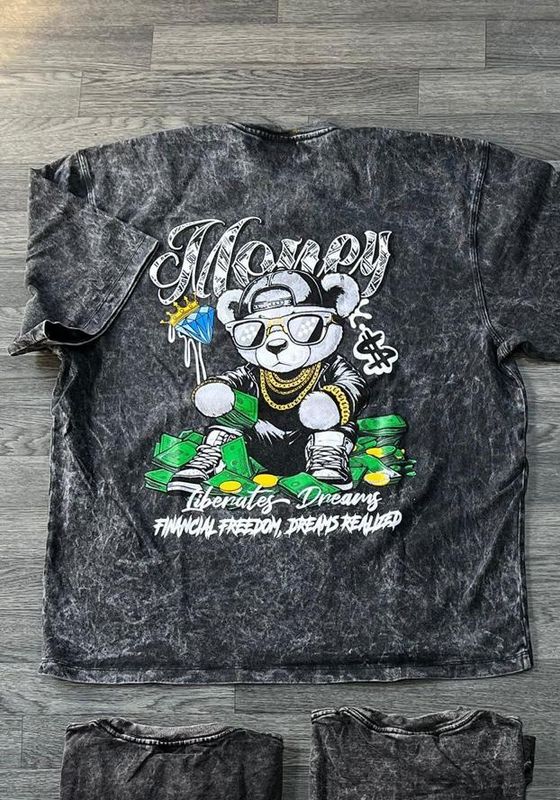 OVERSIZE Nevada - Money Oso - Acid Wash | M L