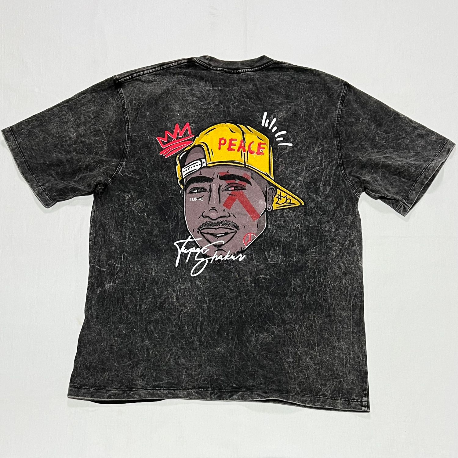 OVERSIZE Nevada - 2Pac Peace - Acid Wash | M L