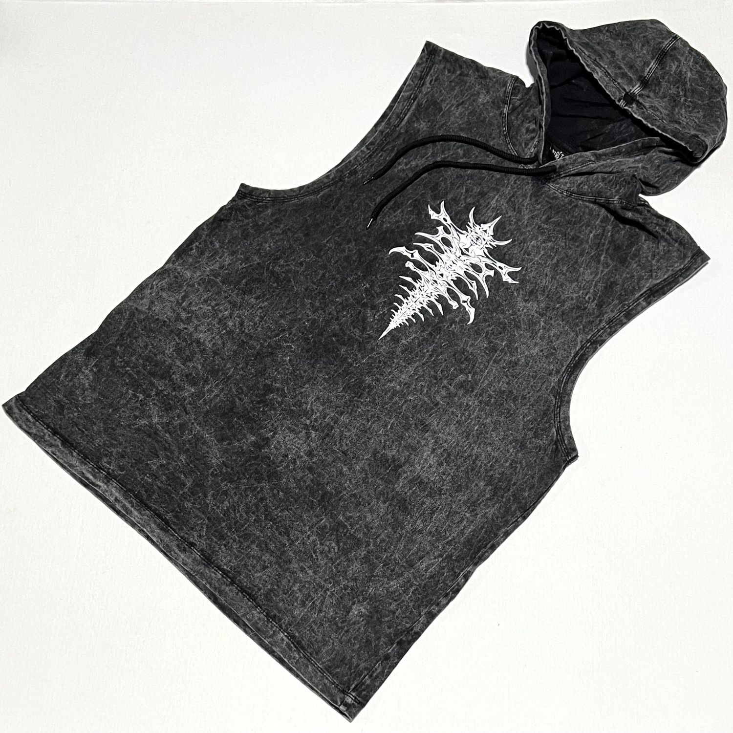 OVERSIZE Camiseta Nevada - Espinas - Acid Wash | M