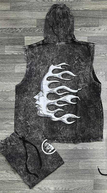 OVERSIZE Camiseta Nevada - Hellstar - Acid Wash | M