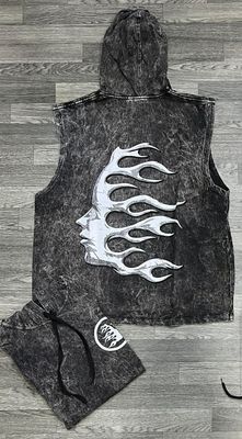 OVERSIZE Camiseta Nevada - Hellstar - Acid Wash | M