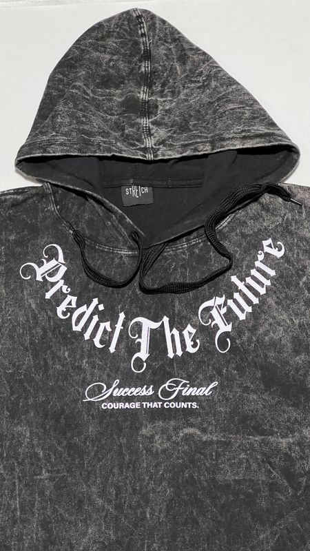OVERSIZE Camiseta Nevada - Predict the future - Acid Wash | M L