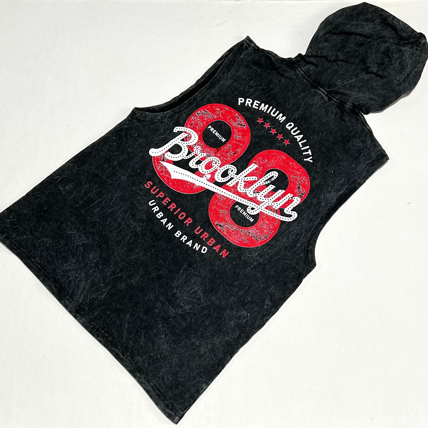 OVERSIZE Camiseta Nevada - Brooklyn 98 - Acid Wash | M