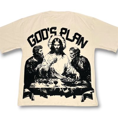 OVERSIZE - God's Plan - beige | M L