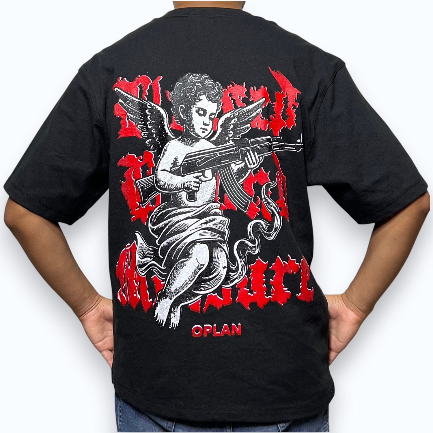 OVERSIZE - Angel Killer - negra | Medium
