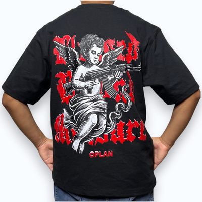 OVERSIZE - Angel Killer - negra | Medium