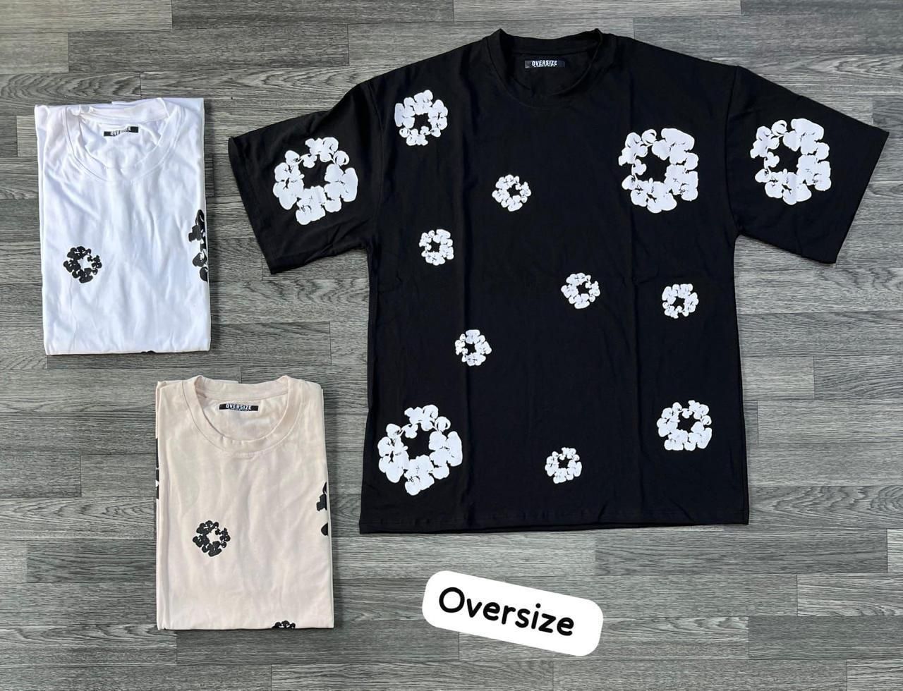 OVERSIZE - flores archive - negra | M L