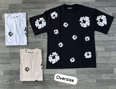OVERSIZE - flores archive - negra | M L