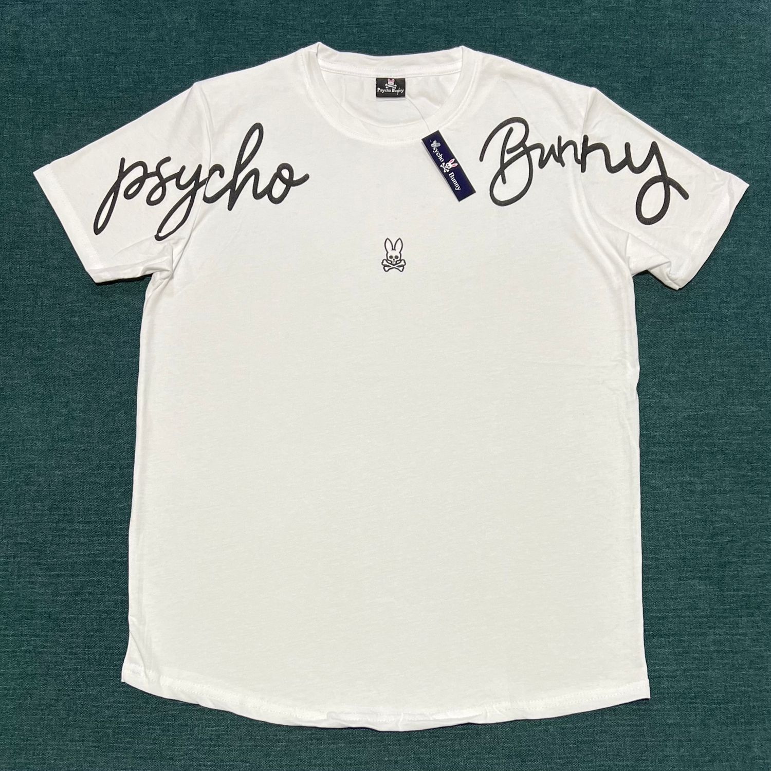 T-Shirt Psycho Bunny - blanca - Unitalla S|M