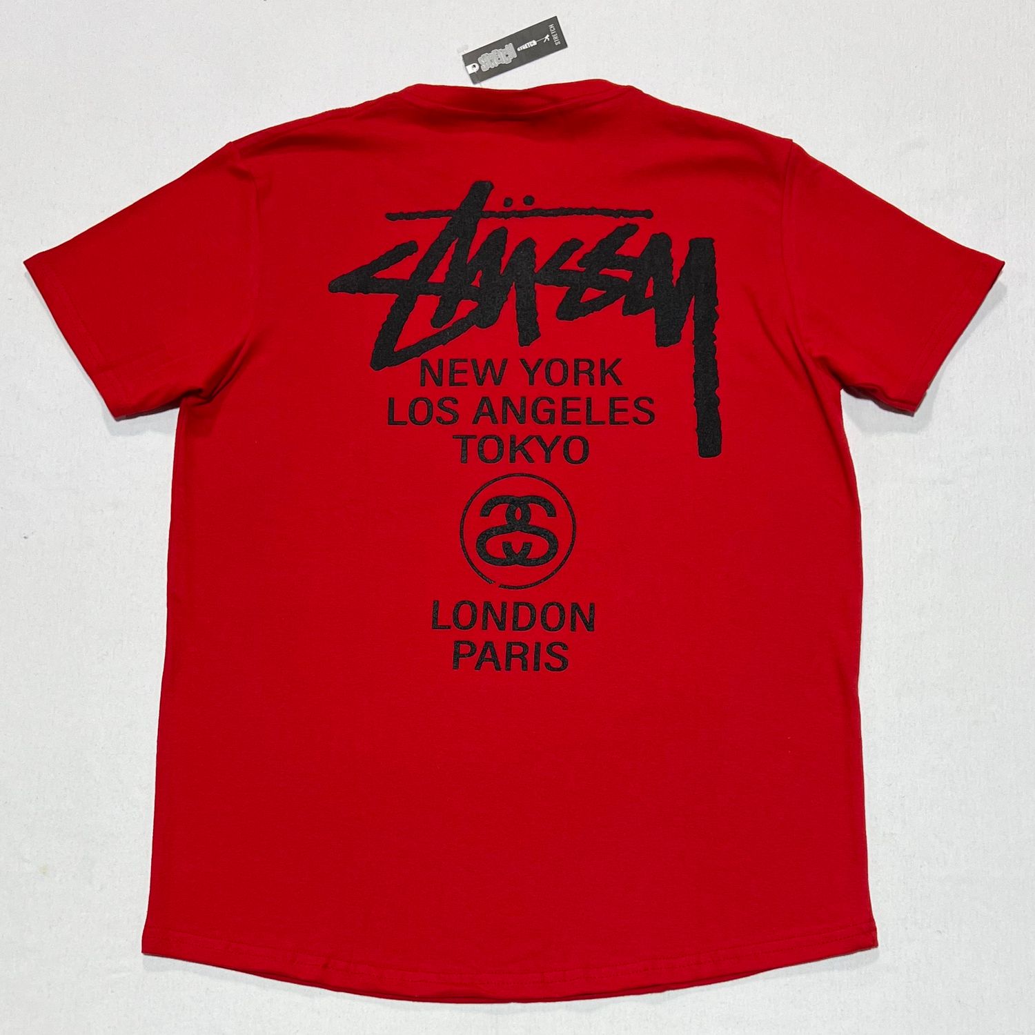 T-Shirt Stussy - roja - Unitalla S|M