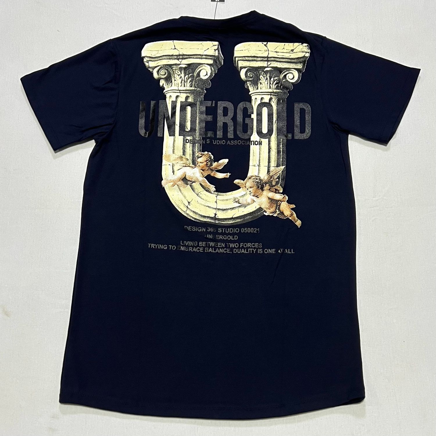 T-Shirt undergold - azul - Small