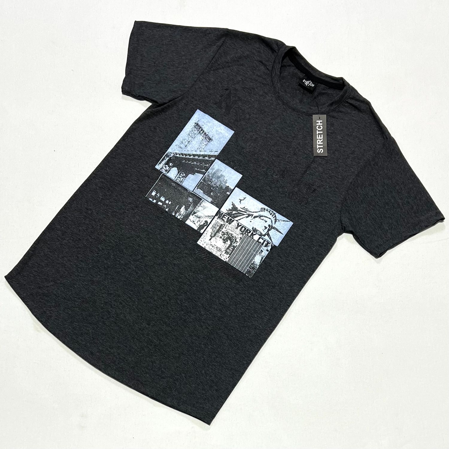 T-Shirt New York - gris - Small