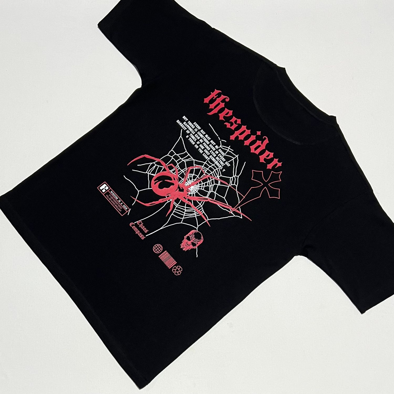 OVERSIZE - The Spider - negra | M L