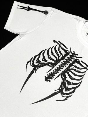 OVERSIZE - esqueleto P&amp;B - blanca | M L