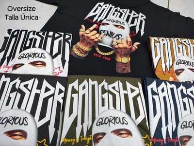 OVERSIZE - Ganster Glorius Genius - negra | M L