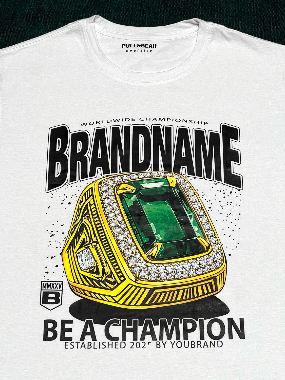 OVERSIZE - Be a Champion - blanca | *M L