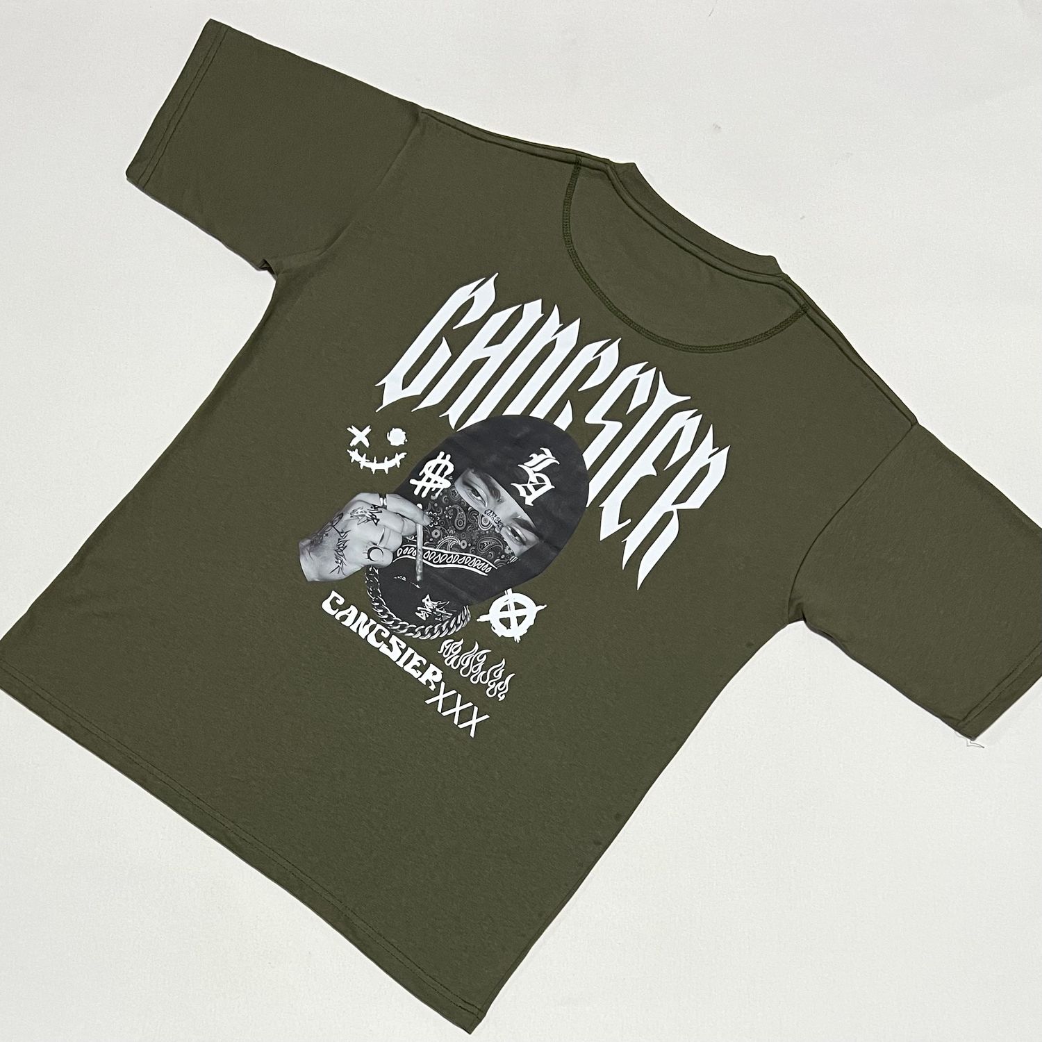 OVERSIZE - Ganster LA - verde | M L