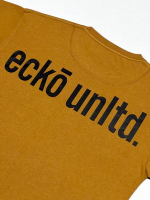 OVERSIZE - eckounltd - mostaza-texto negro | Medium