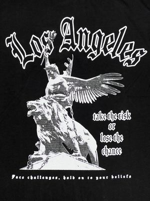T-Shirt Los Ángeles Risk - negra - Unitalla S|M
