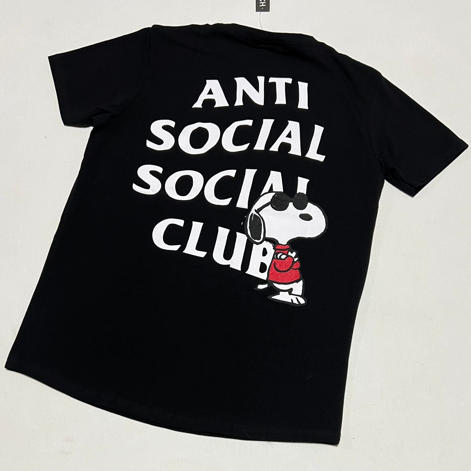 T-Shirt anti social Snoopy - negra - Unitalla S|M