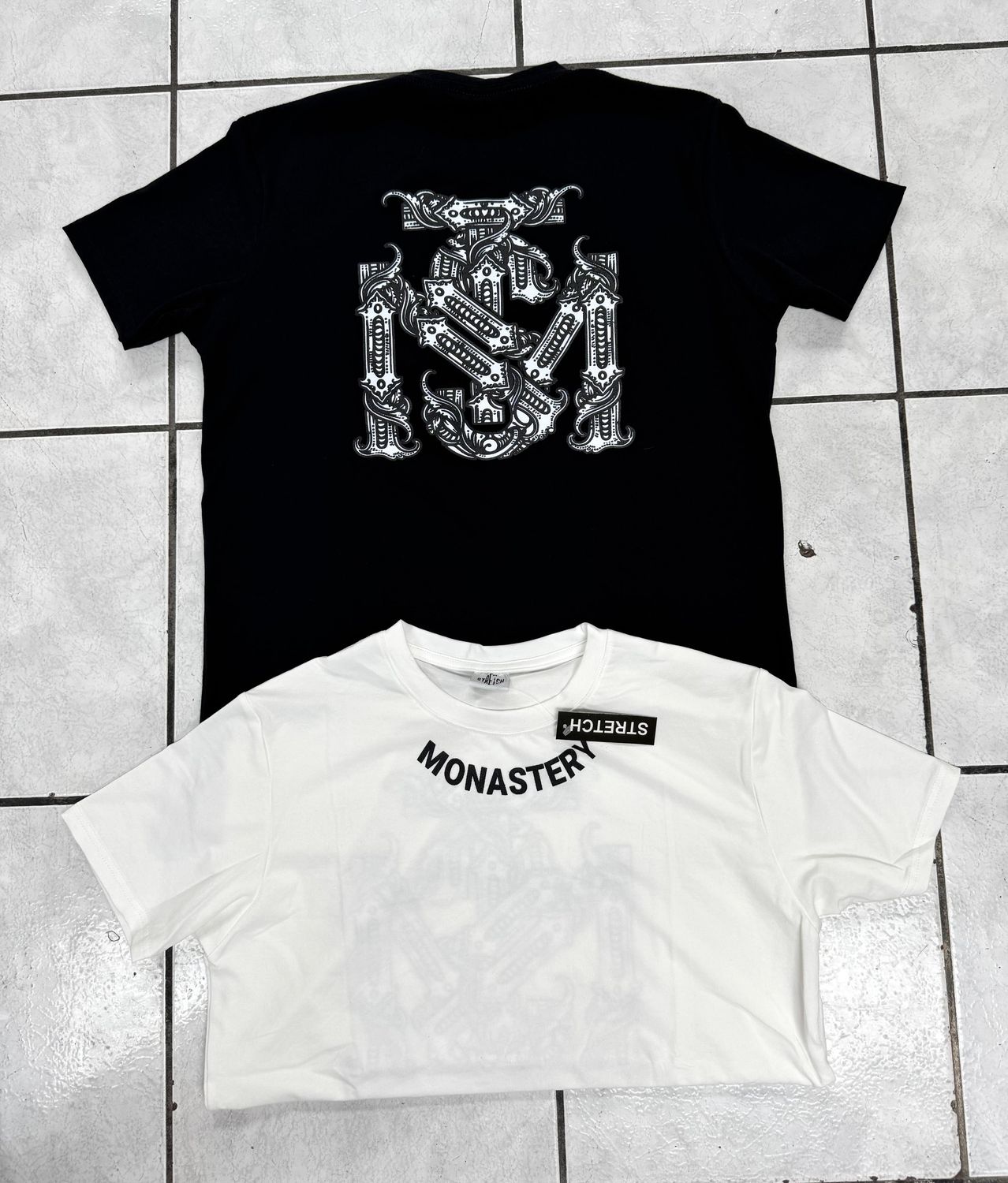 T-Shirt Monastery - negra - Unitalla S|M