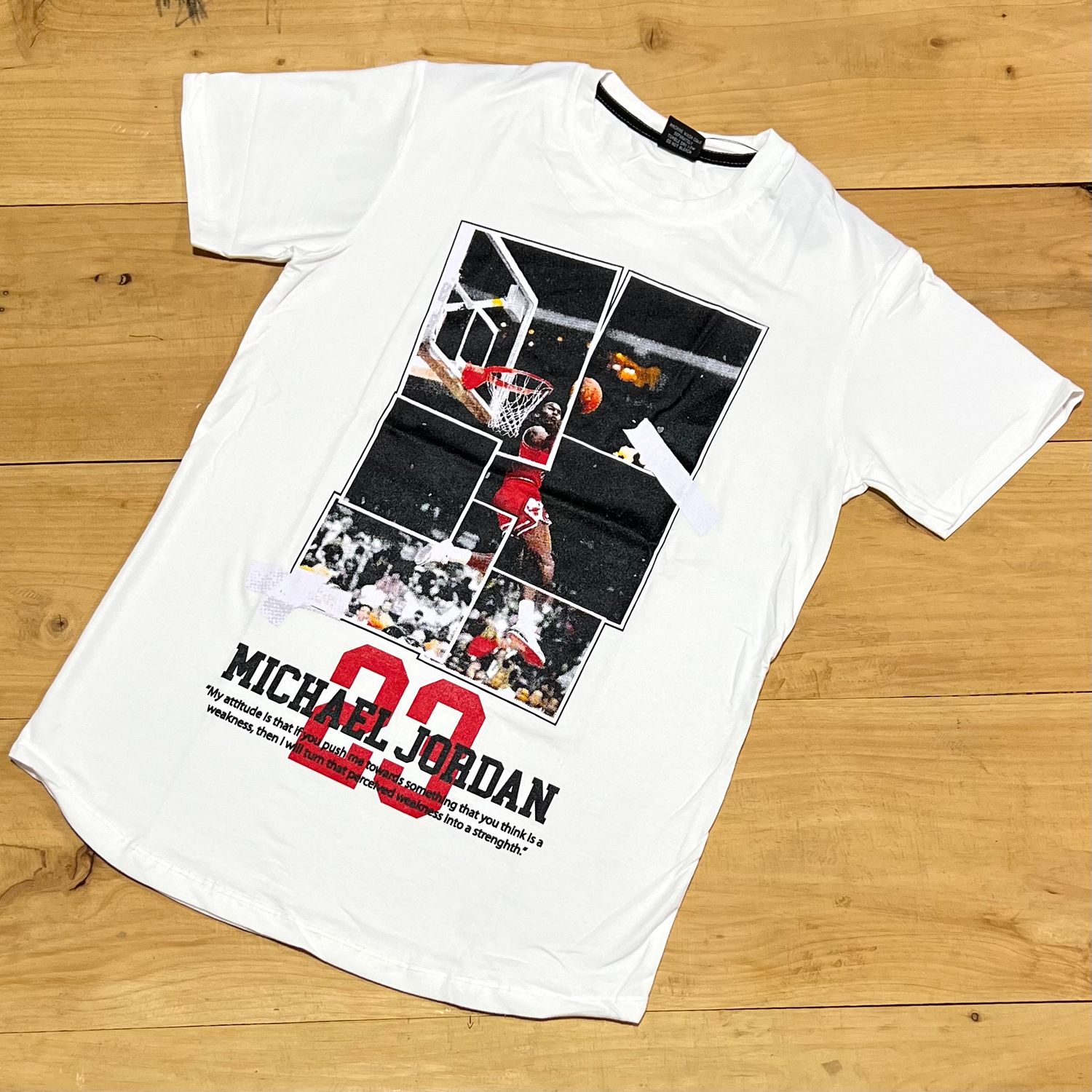 T-Shirt MJ - blanca - Unitalla S|M Slim Fit