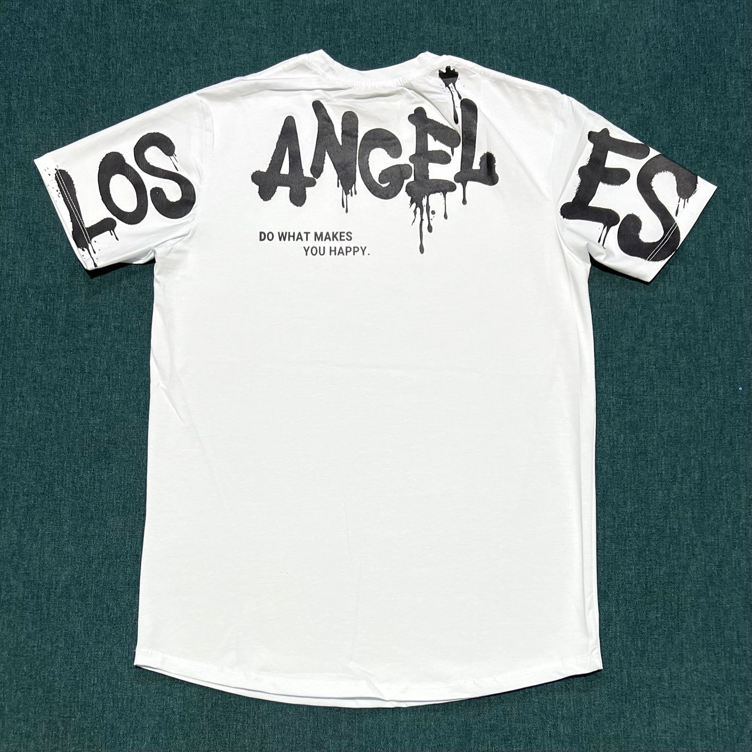 T-Shirt Los Ángeles - blanca - Unitalla S|M - Slim Fit