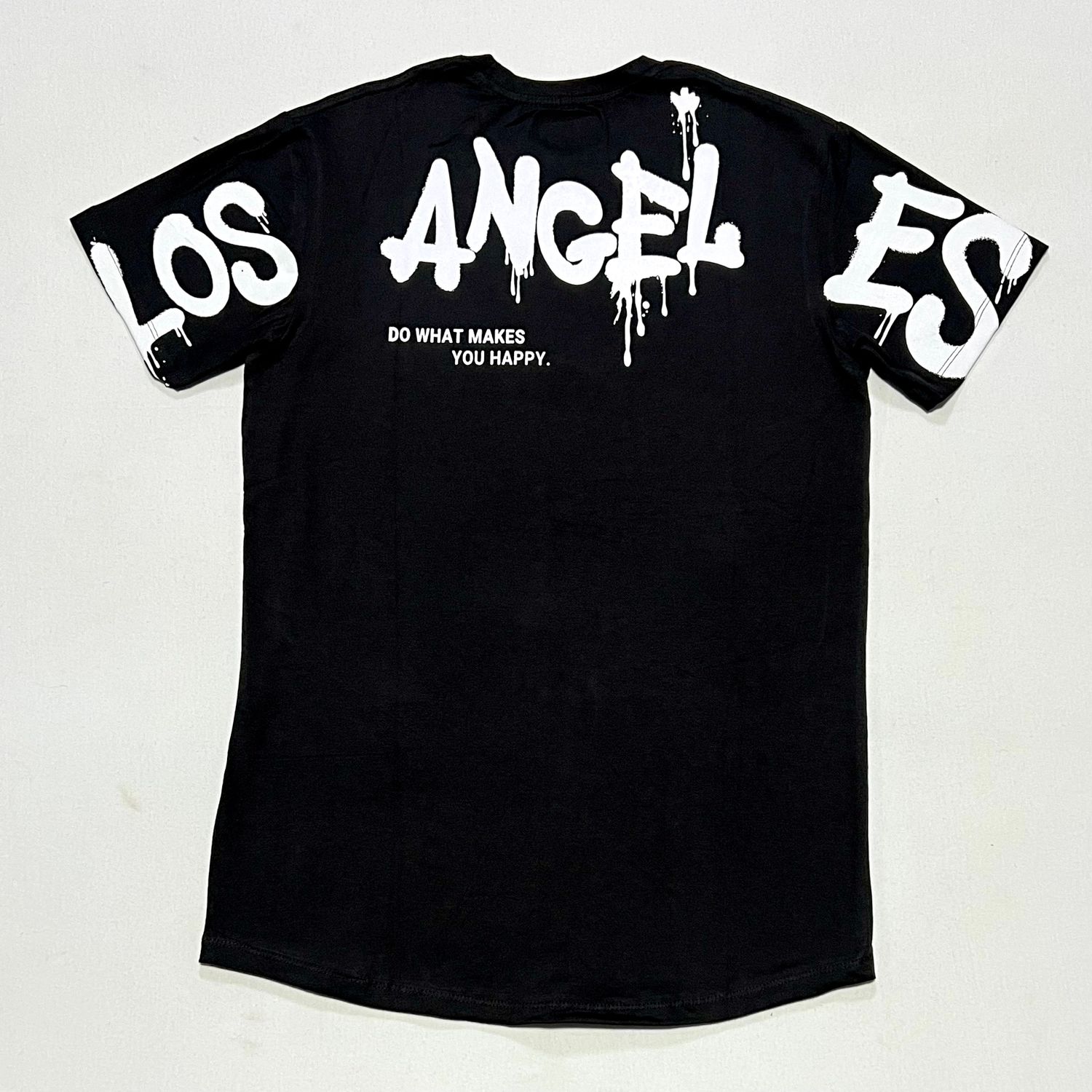 T-Shirt Los Ángeles - negra - Unitalla S|M - Slim Fit