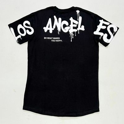 T-Shirt Los Ángeles - negra - Unitalla S|M - Slim Fit