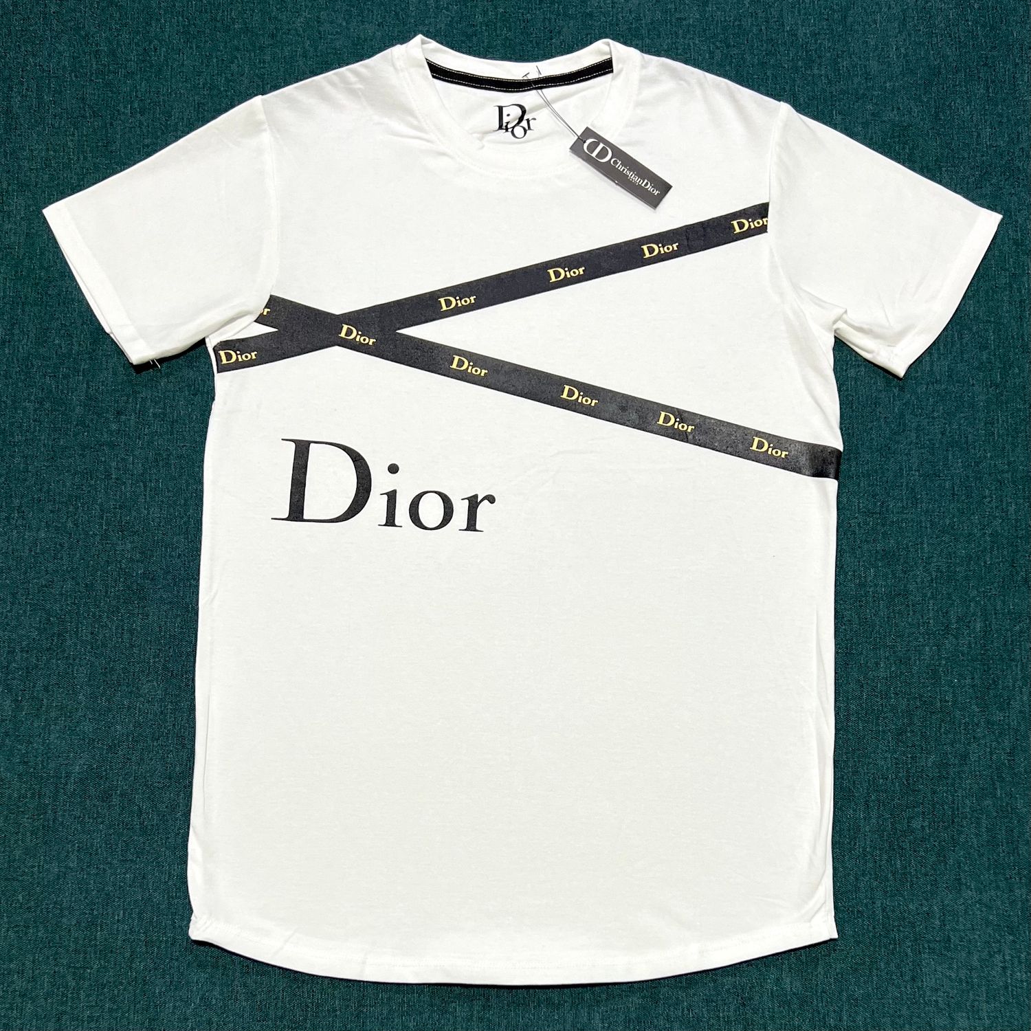 T-Shirt D!or - blanca - Unitalla S|M - Slim Fit
