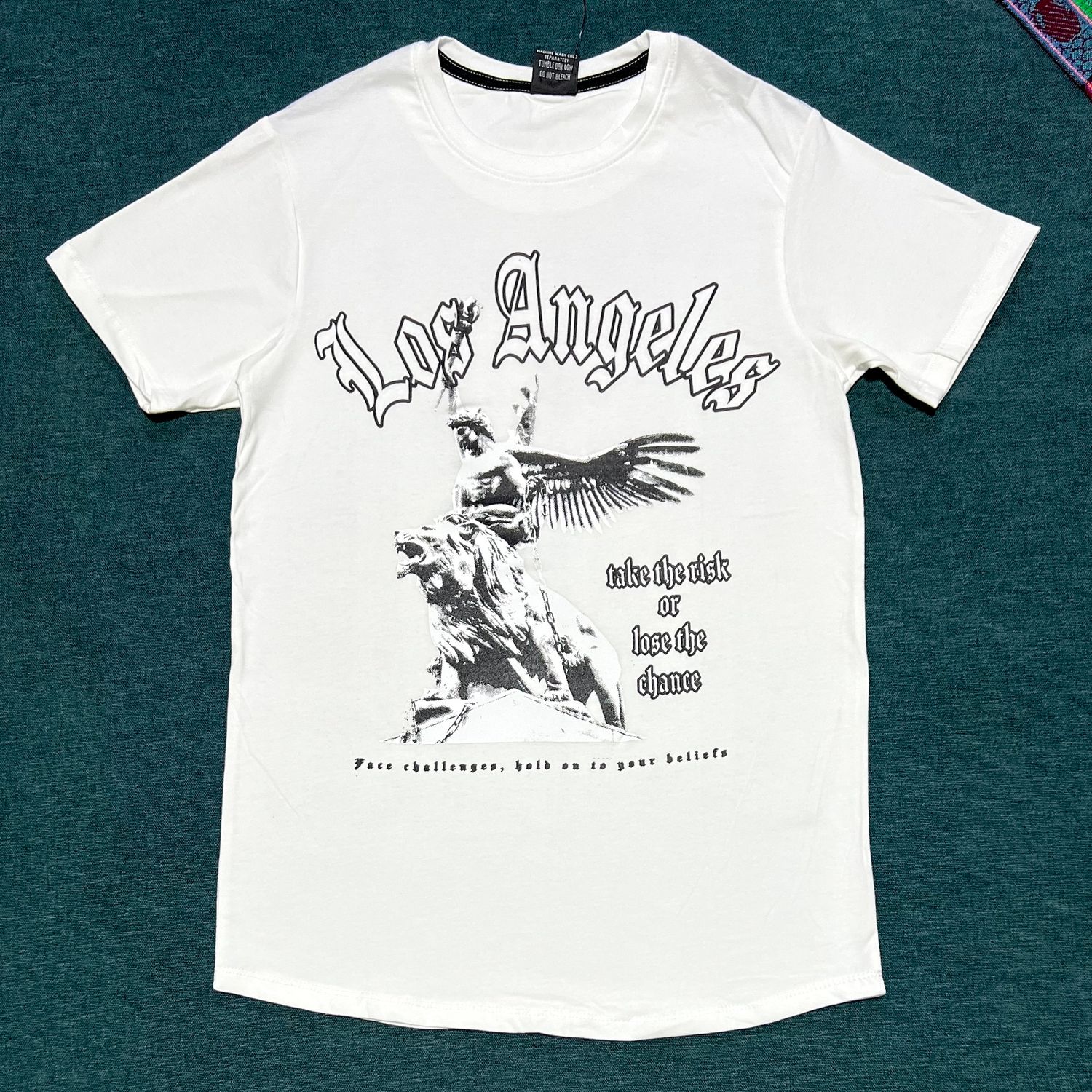 T-Shirt Los Ángeles - blanca - Small