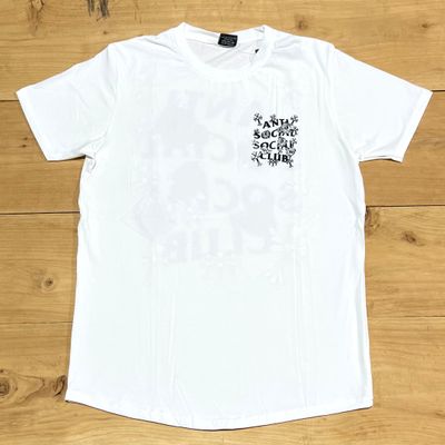 T-Shirt anti social sc - blanca - Unitalla S|M