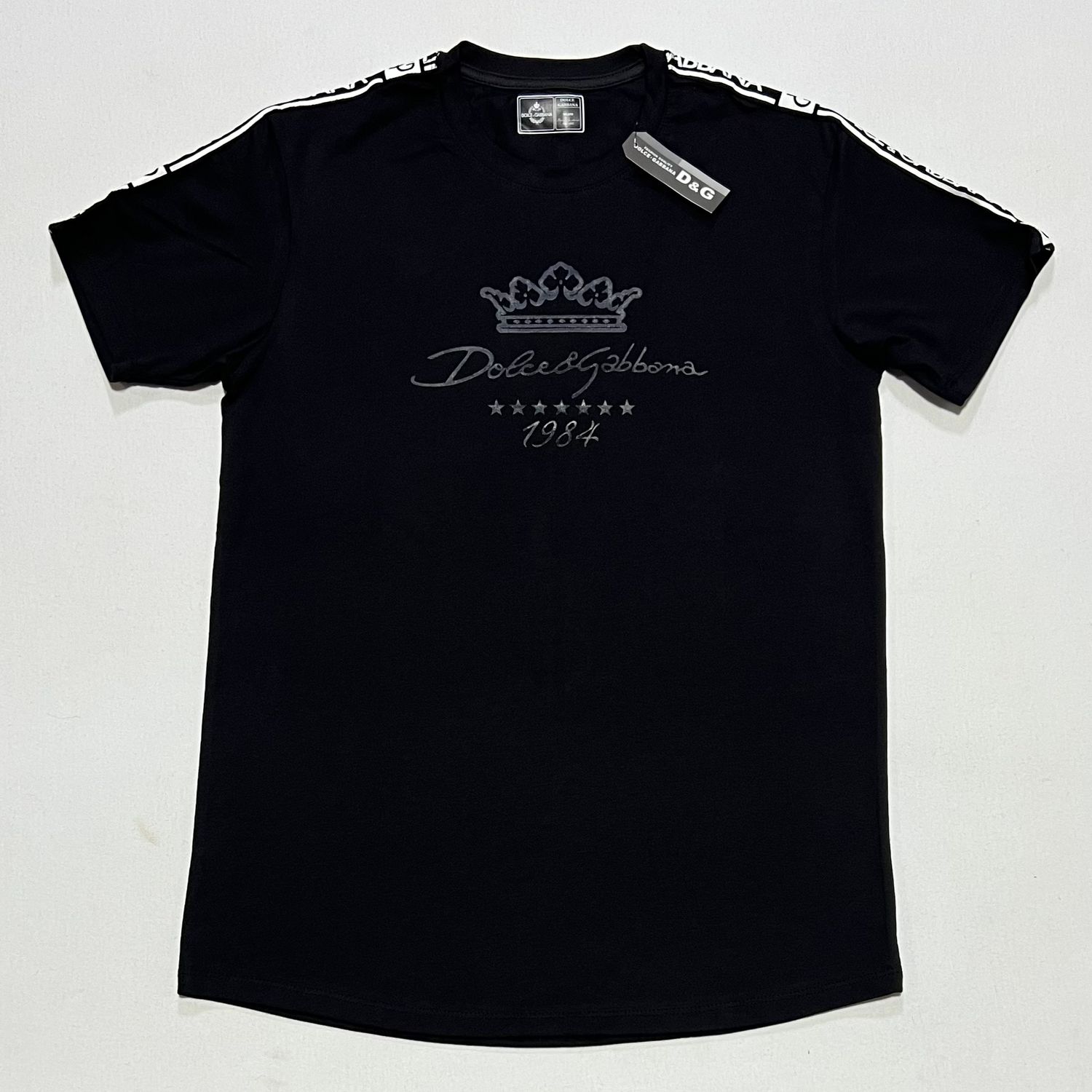T-Shirt D&amp;G 1984 - negra - Unitalla S|M - Slim Fit