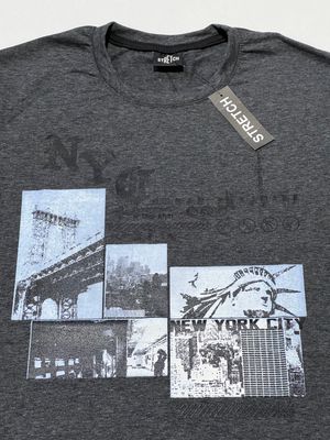 T-Shirt New York - gris - Small