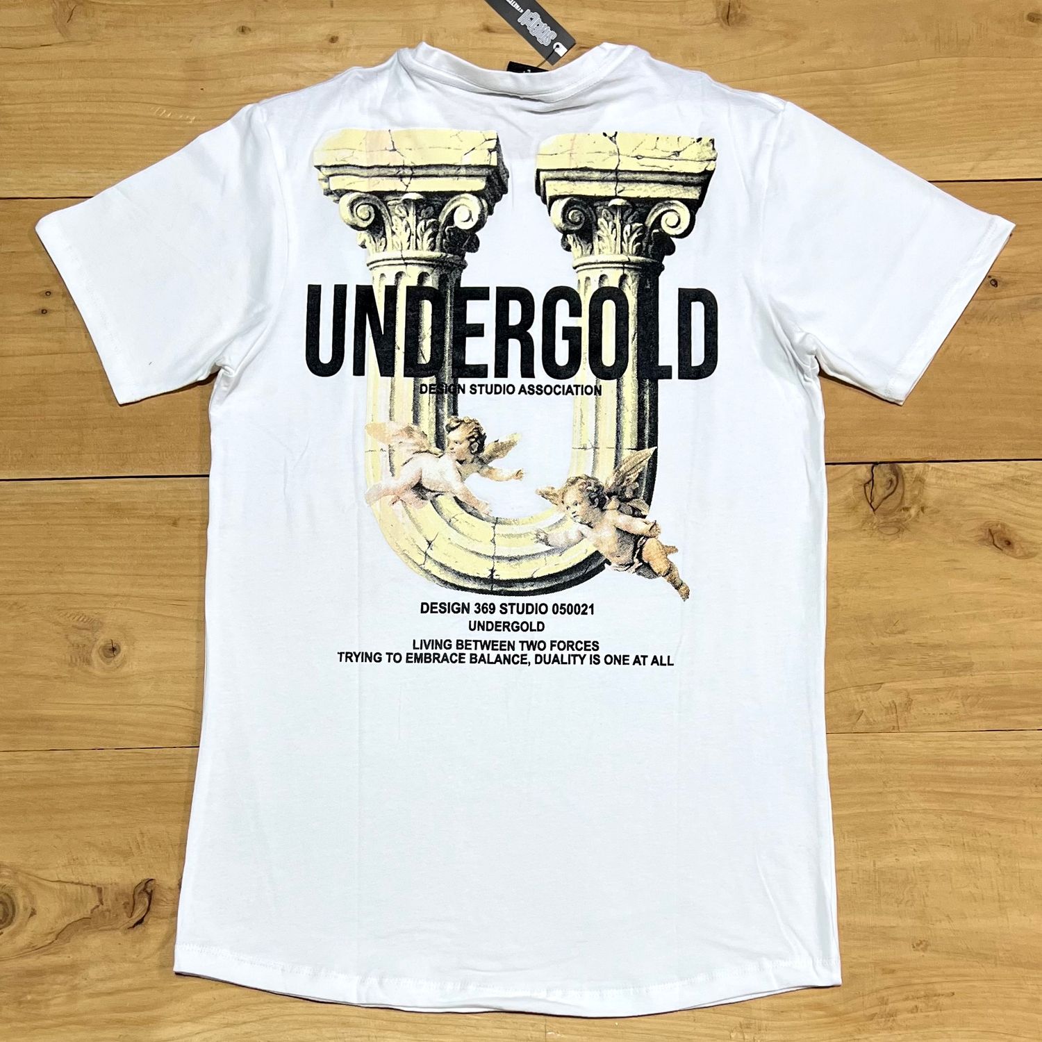 T-Shirt undergold - blanca - Small