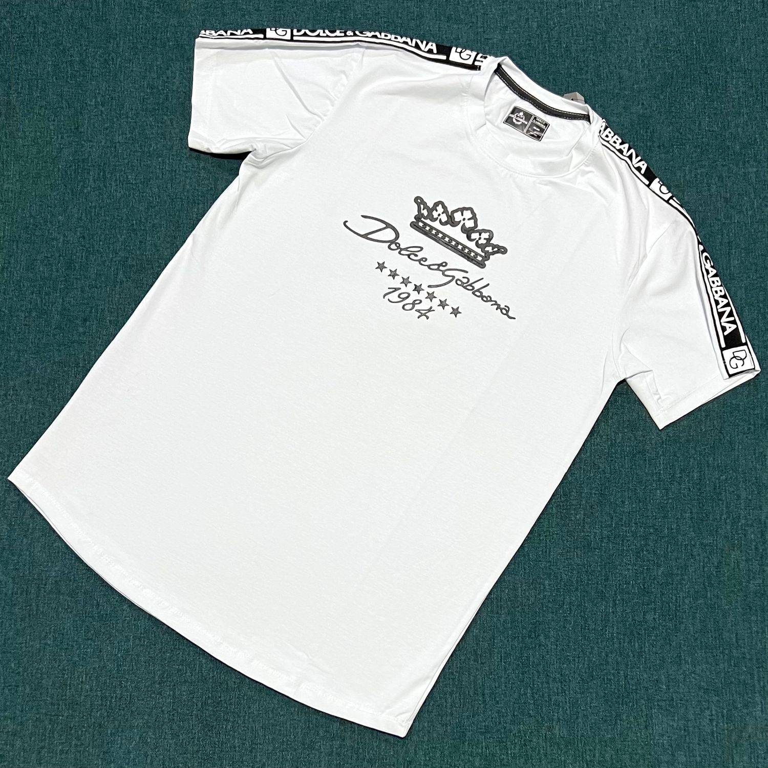 T-Shirt D&amp;G 1984 - blanca - Unitalla S|M - Slim Fit