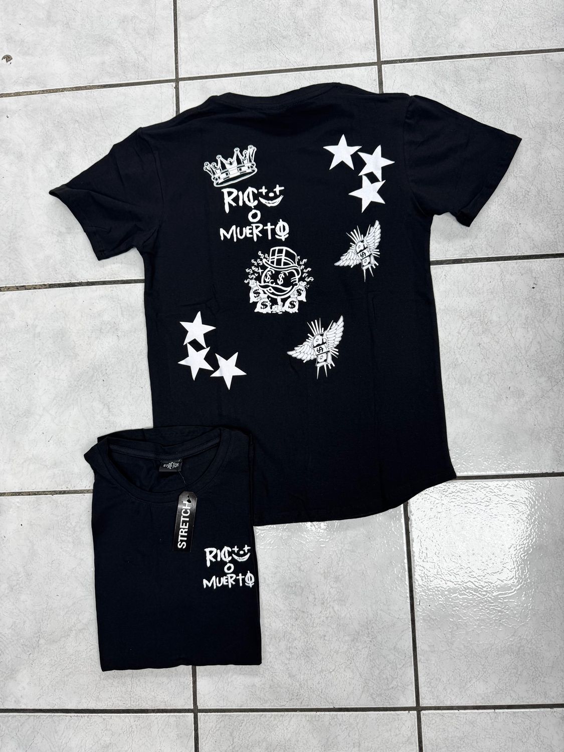 T-Shirt Rico o Muerto - negro - Small