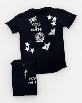 T-Shirt Rico o Muerto - negro - Small