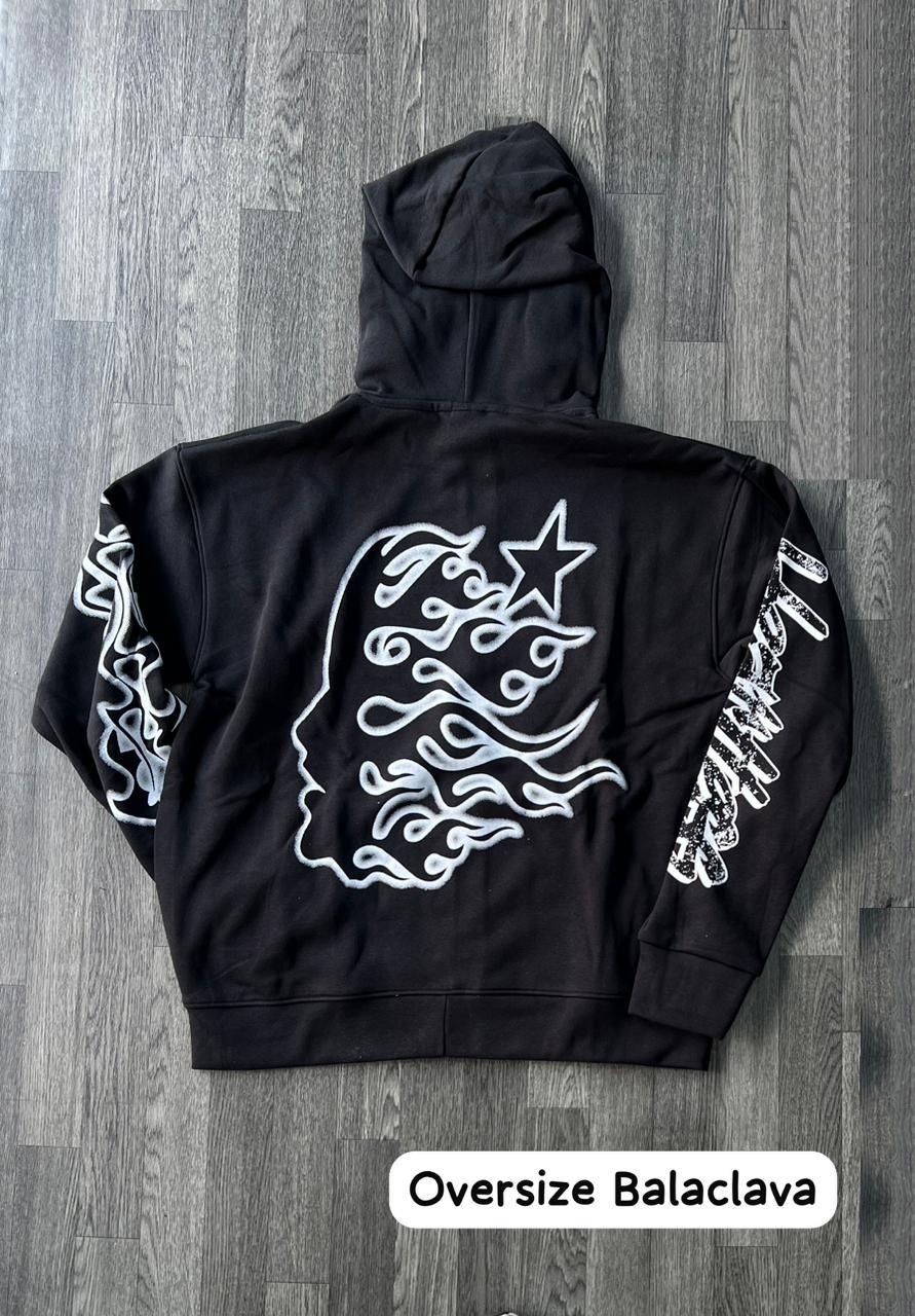 Hoodie hellstar - Balaclava - Medium Oversize