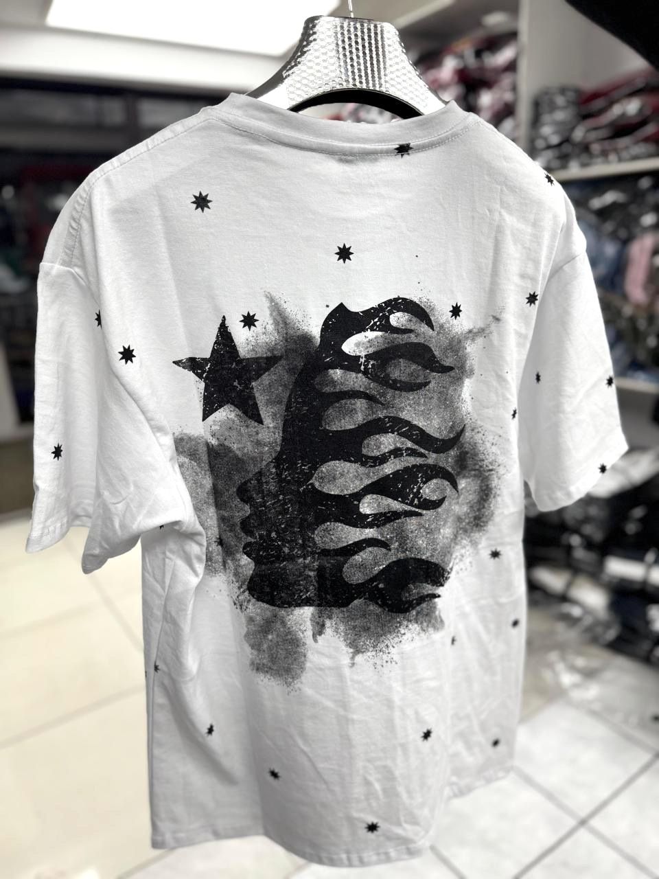 OVERSIZE St - Hellstar - blanca | M L