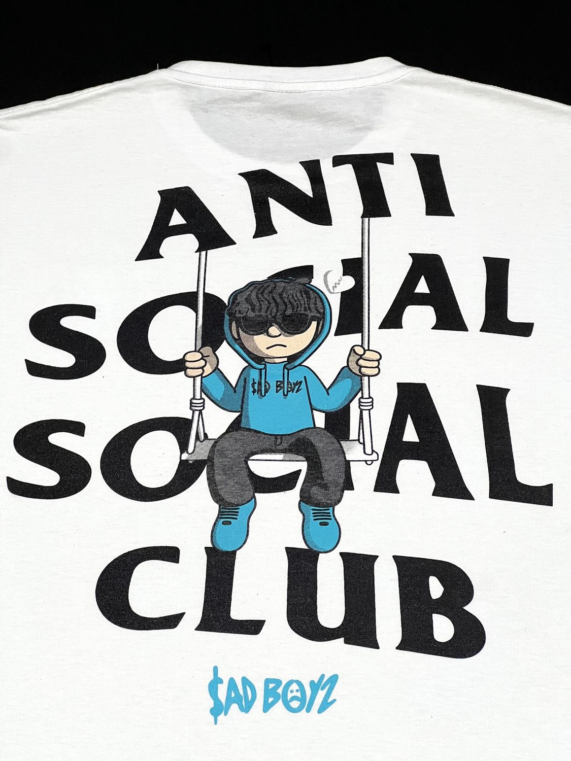 OVERSIZE St - Anti Social Social Club Sad Boyz - blanca | M L